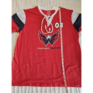 Washington Capitals Women Red Hockey Short Sleeve Shirt # 08 L 12/14 Ovechkin